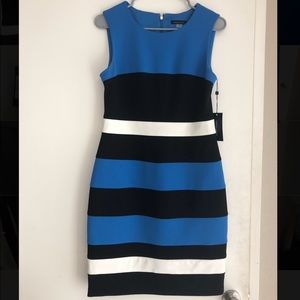 Striped Blue/Black/White Tommy Hilfiger Dress